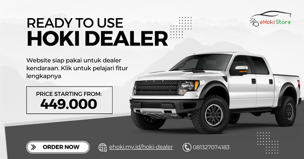 Website Dealer Suzuki Siap Pakai